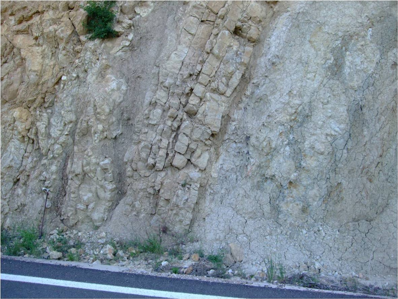 Gallipuen Carretera contacto Jurasico Cretacico